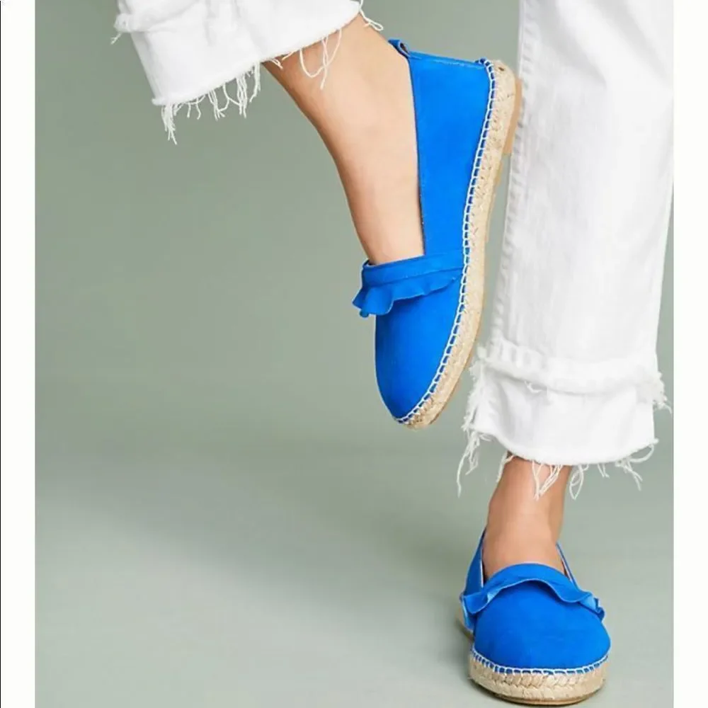 Anthropologie Ruffled Espadrilles